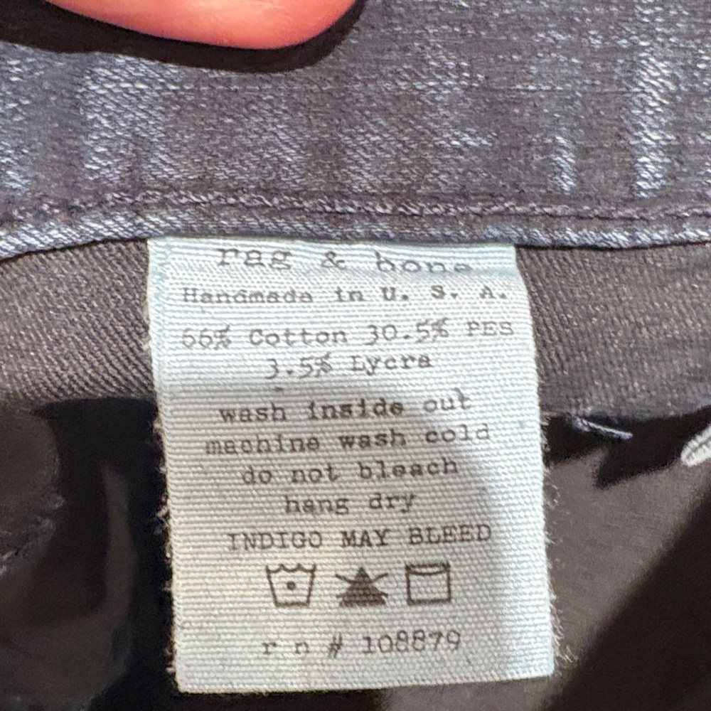 Rag and Bone 28 Skinny jeans - Picture 3 of 5